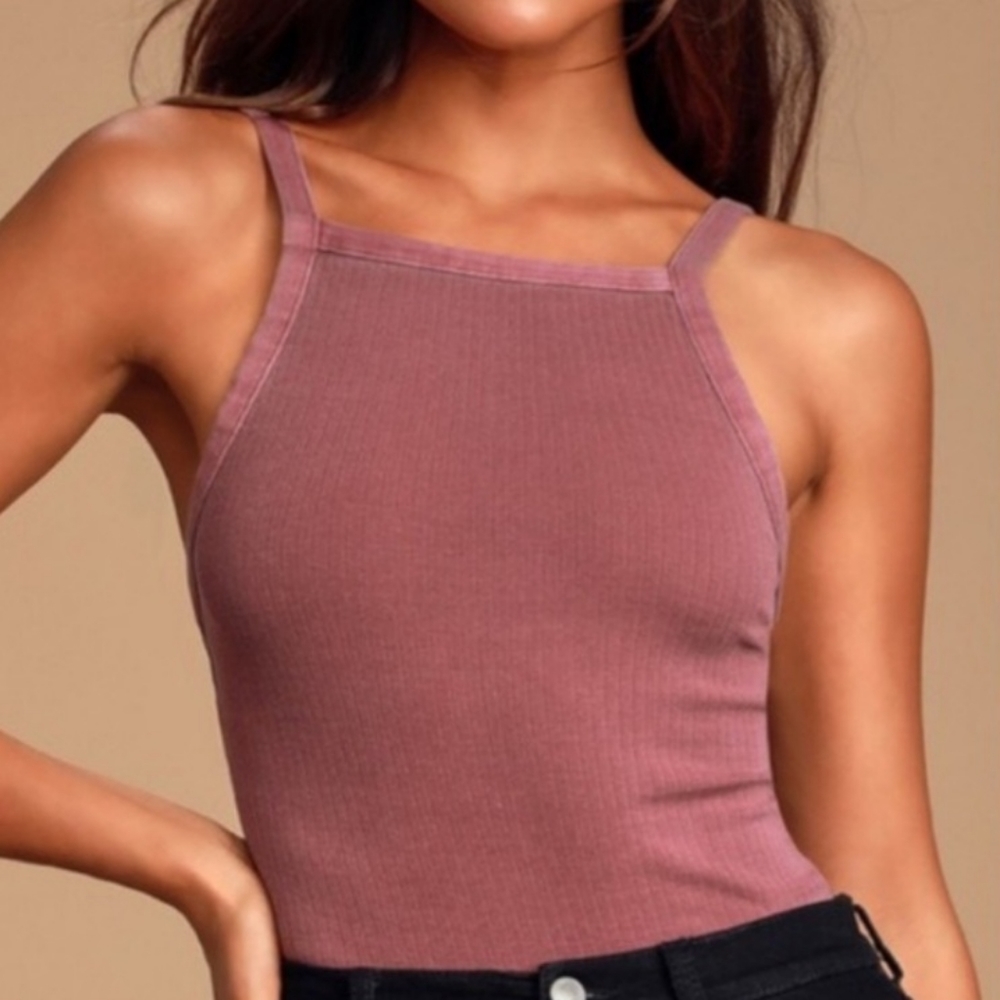 Free People Square Neck Tank Top